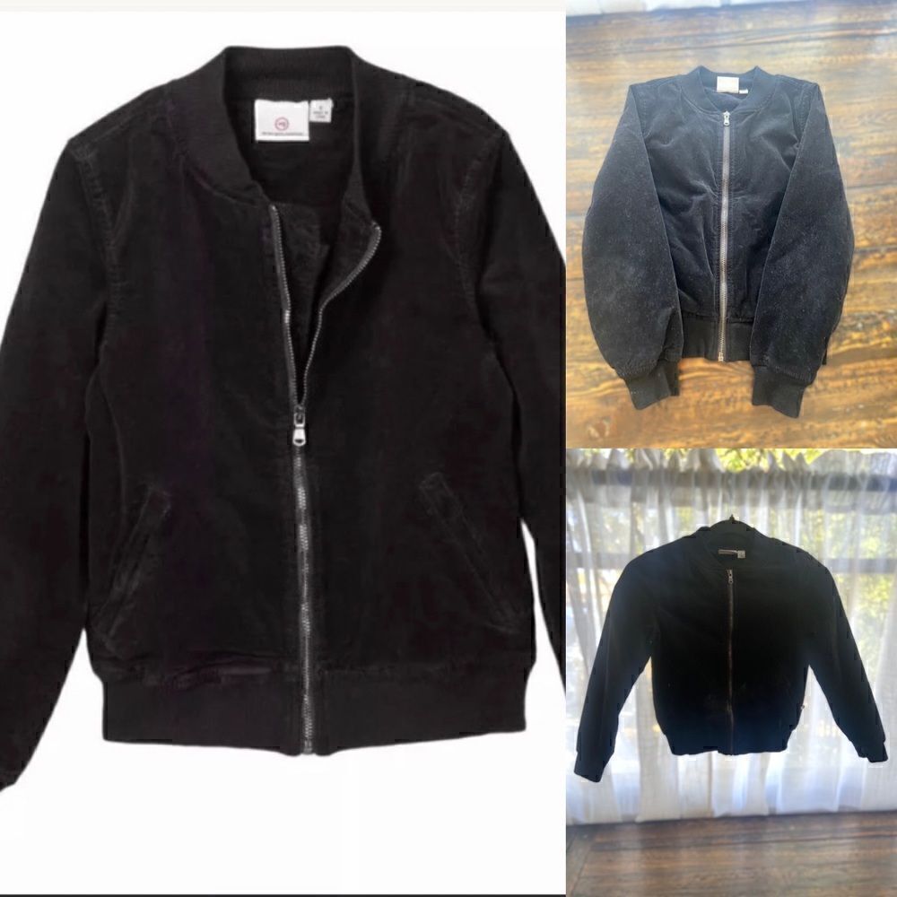 AG Adriano Goldschmied Moto Bomber Jacket S